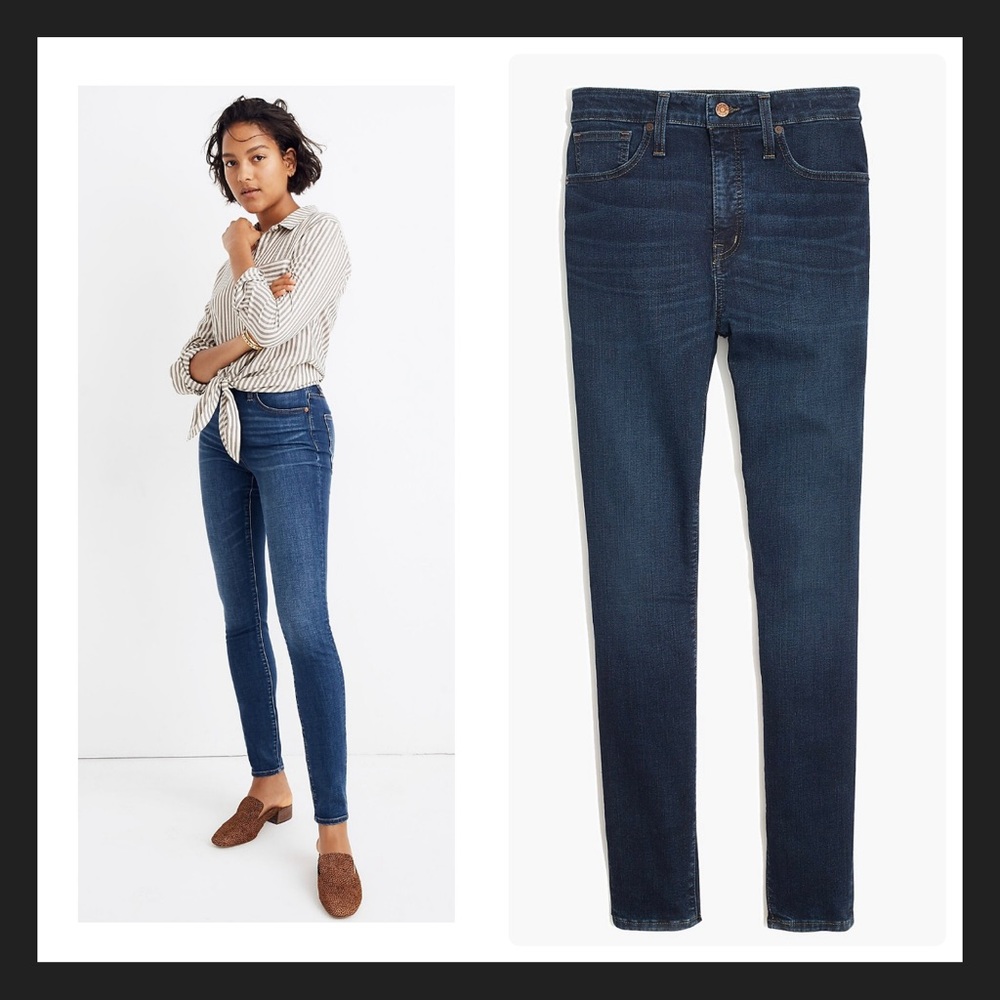 Madewell Curvy High-Rise Skinny Jeans in Hayes Wash